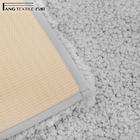 Slip Resistant Faux Wool  Microfiber Shower Mat Rectangle Shape